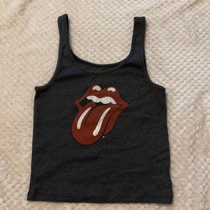 American Eagle Rolling Stone Crop Top